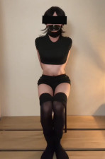 Bound & Teasing: A Woman's Restrained Passion Unfolds