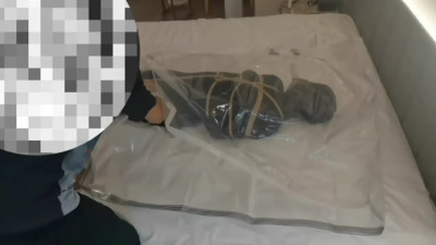 Vaccuming in bag
