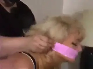 Pink gagged