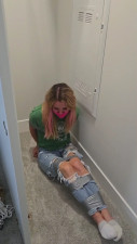 College Student Tied Up
