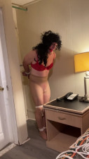 Red Lingerie Bondage Tease: Surrender to Desire