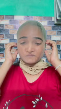 Bondage Temptation: Red Silk & Shaved Heads