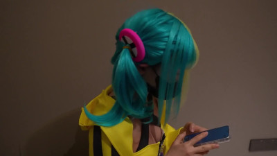 Green-Haired Bondage: A Painter's Artful Embrace