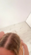 Handcuffed blowjob and fucked
