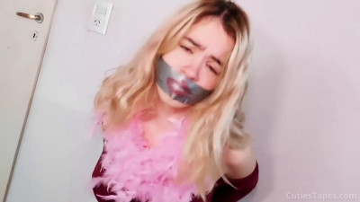GAGGED with TAPE and Feathers