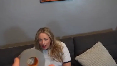 Babysitter Brianna taped up