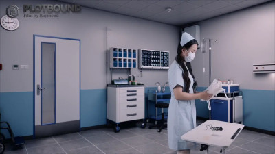 Nurse's Bondage: Doctor's Gaze Ignites Her Desire