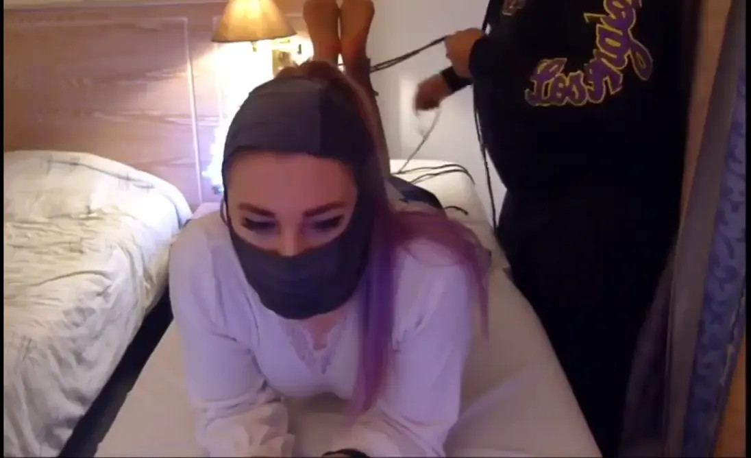 New Bondage Scene: Wife in pantyhose agrees to hogtie challenge! - Stream & Download HD | BondageVid.com