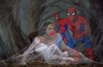 Wonder Woman . vs. Spiderman